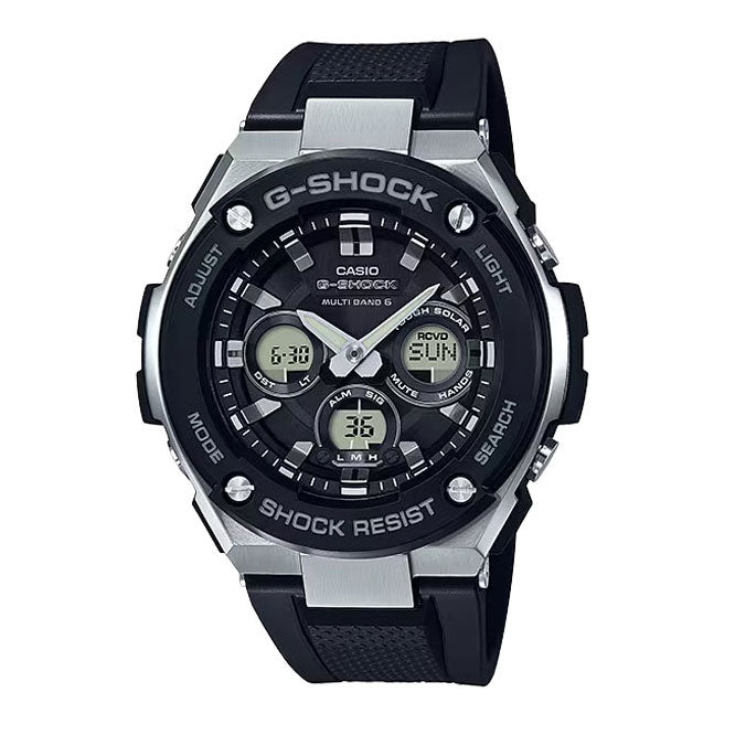 G-SHOCK 電波 ソーラー 電波時計 G-STEEL カシオ Gショック Gスチール CASIO 腕時計 メンズ タフソーラー GST-W300-1AJF