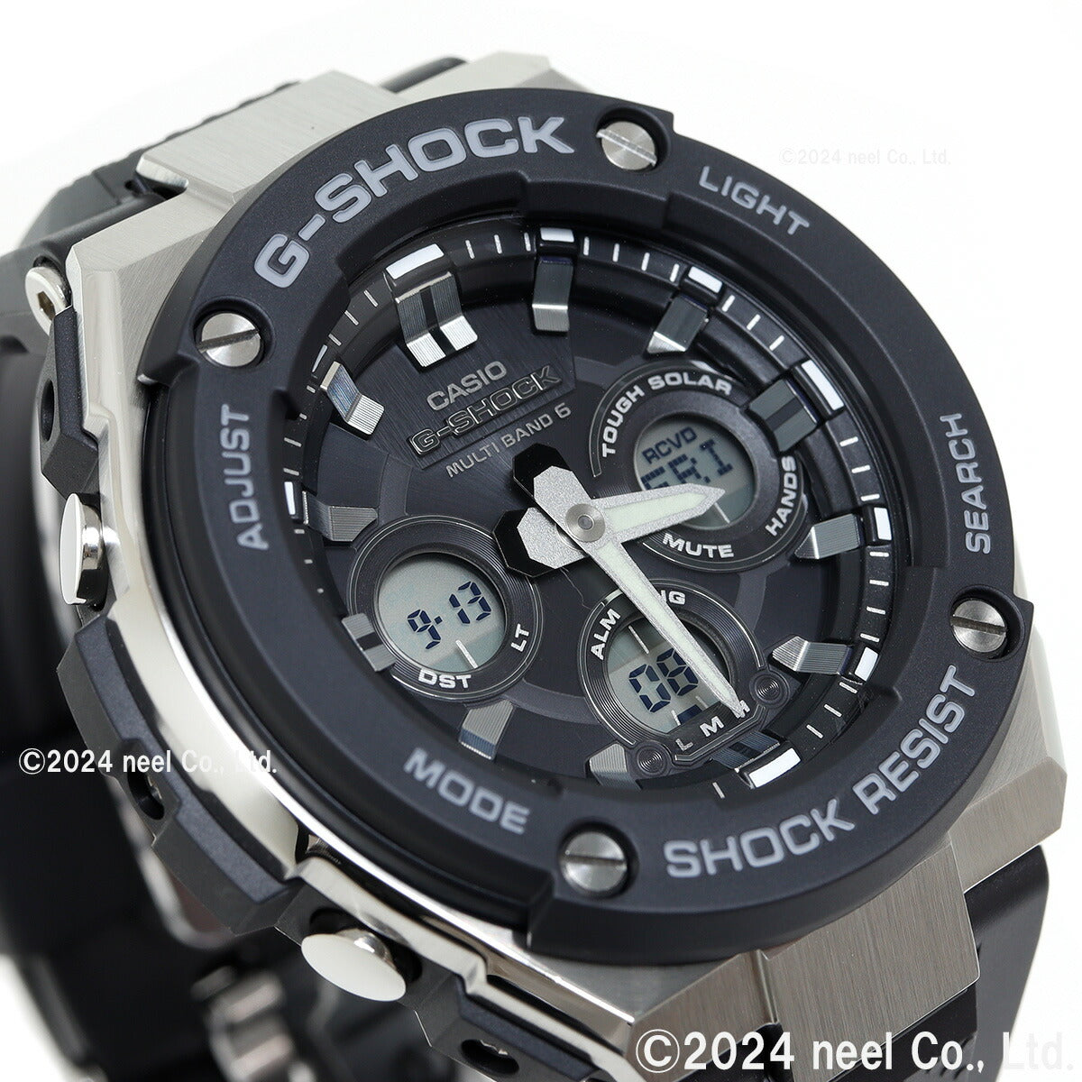 G-SHOCK 電波 ソーラー 電波時計 G-STEEL カシオ Gショック Gスチール CASIO 腕時計 メンズ タフソーラー GST-W300-1AJF