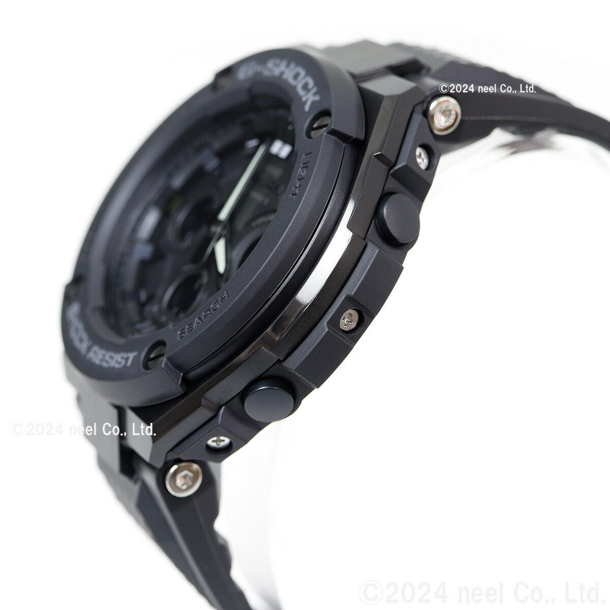 G-SHOCK ジーショック G-STEEL Gスチール GST-W300G-1A1JF メンズ 腕時計 電波ソーラー アナデジ ミドルサイズ オールブラック カシオ Gショック CASIO