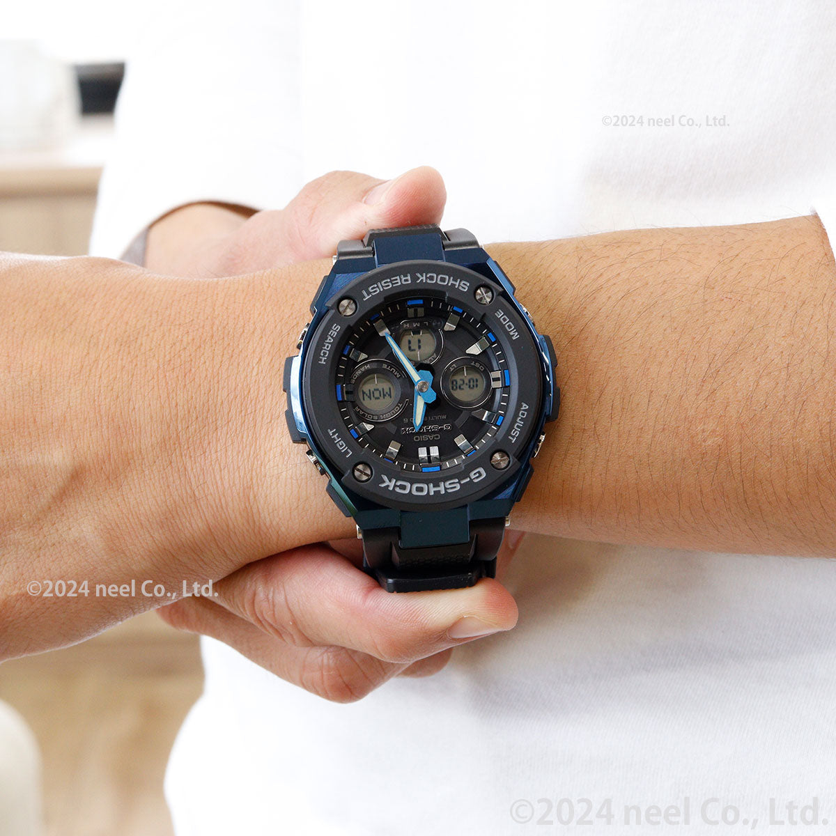 G-SHOCK 電波 ソーラー 電波時計 G-STEEL カシオ Gショック Gスチール CASIO 腕時計 メンズ タフソーラー GST-W300G-1A2JF