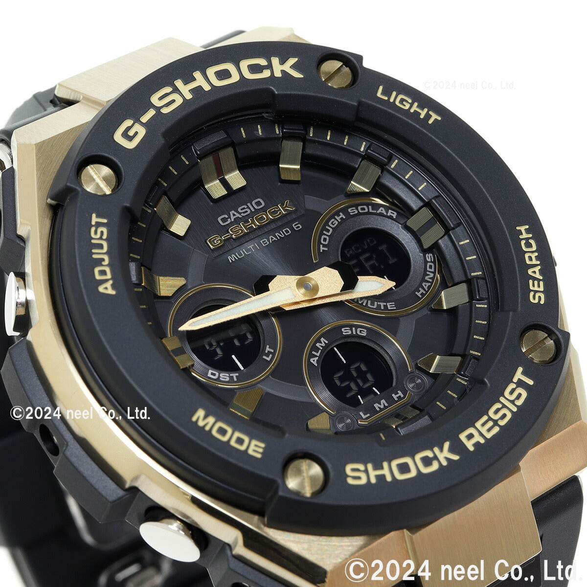 カシオ Gショック Gスチール CASIO G-SHOCK G-STEEL 電波 ソーラー 電波時計 腕時計 メンズ タフソーラー GST-W300G-1A9JF