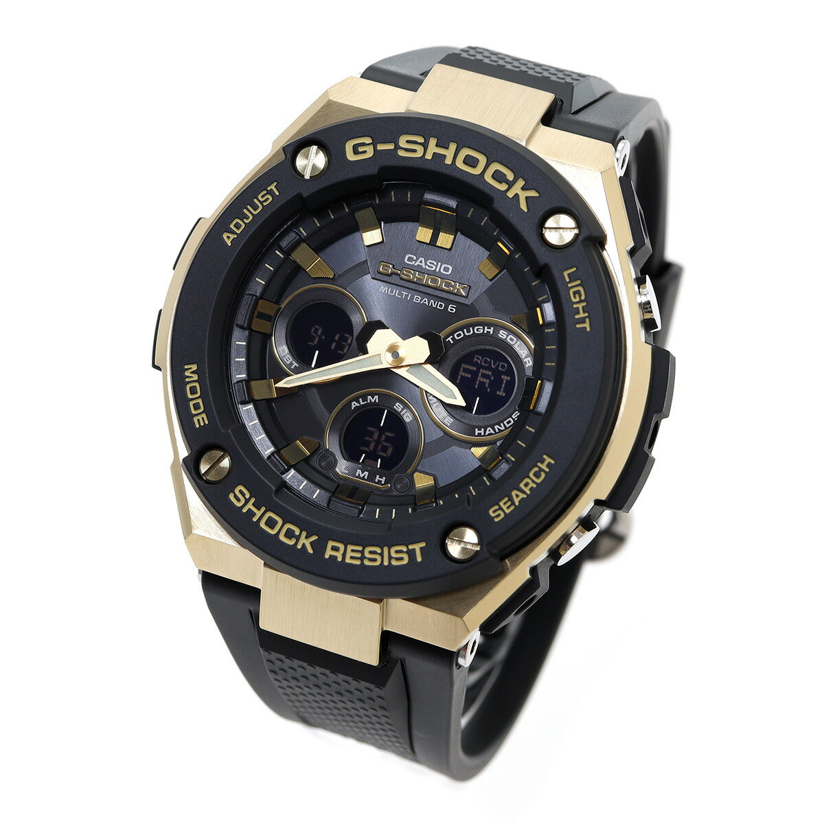 カシオ Gショック Gスチール CASIO G-SHOCK G-STEEL 電波 ソーラー 電波時計 腕時計 メンズ タフソーラー GST-W300G-1A9JF