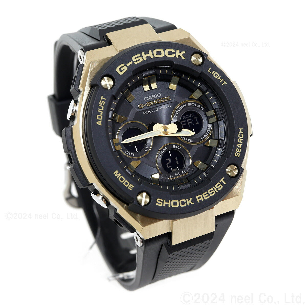 カシオ Gショック Gスチール CASIO G-SHOCK G-STEEL 電波 ソーラー 電波時計 腕時計 メンズ タフソーラー GST-W300G-1A9JF