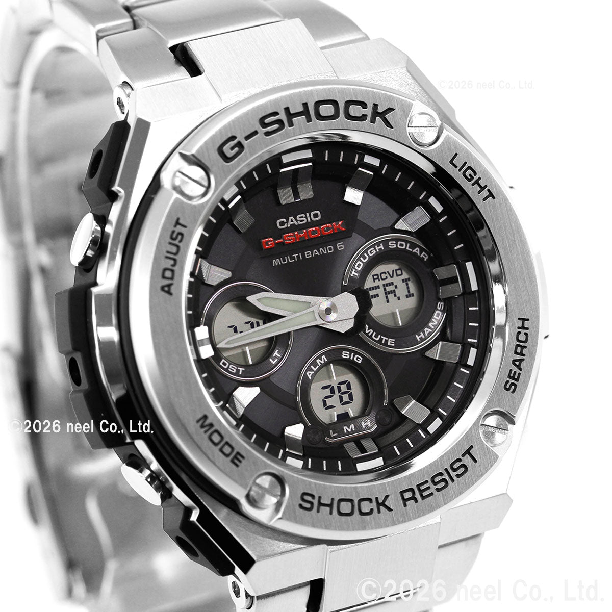 G-SHOCK 電波 ソーラー 電波時計 G-STEEL カシオ Gショック Gスチール CASIO 腕時計 メンズ タフソーラー GST-W310D-1AJF