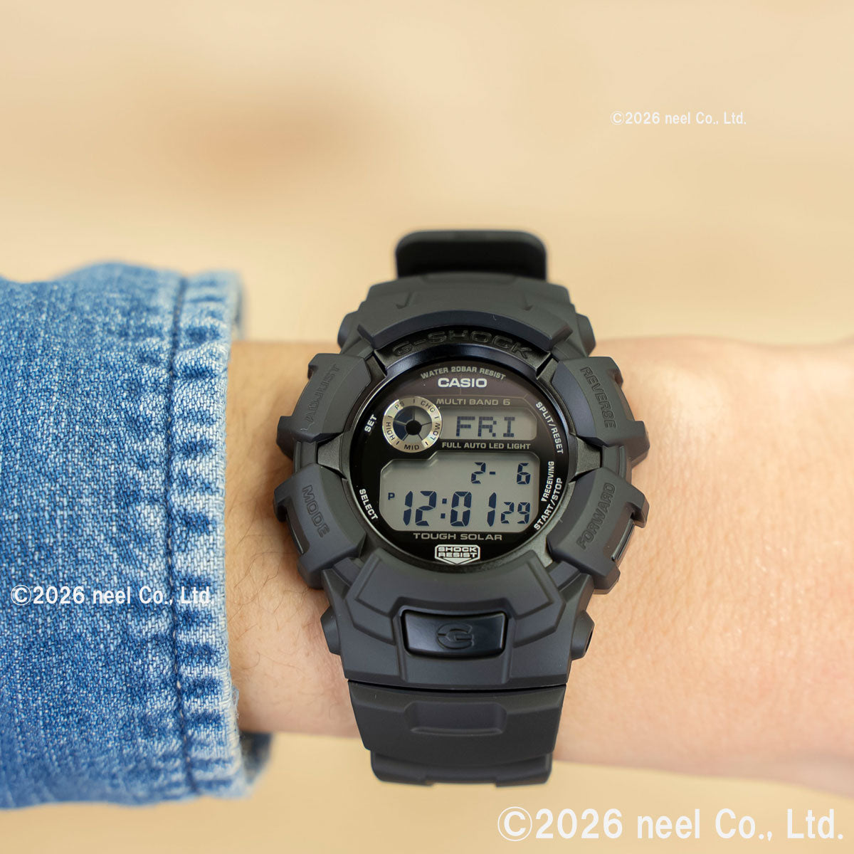 G-SHOCK 電波 ソーラー 電波時計 カシオ Gショック CASIO ファイアー パッケージ FIRE PACKAGE’26 デジタル 腕時計 メンズ GW-2320FP-1A1JR【2026 新作】