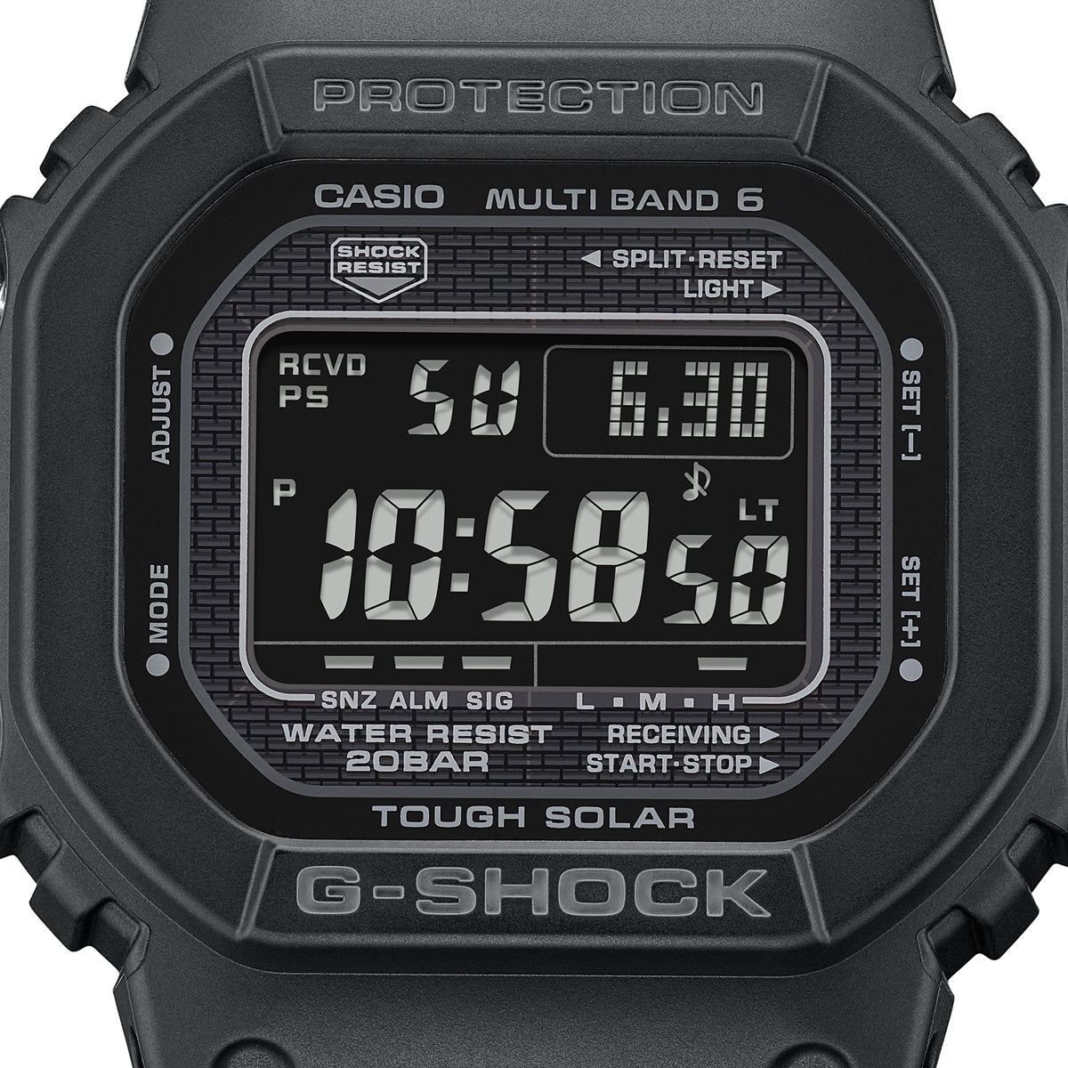 G-SHOCK Gショック GW-5000HS-1JF 電波 ソーラー 電波時計 ブラック デジタル メンズ 腕時計 カシオ CASIO タフソーラー【2025 新作】