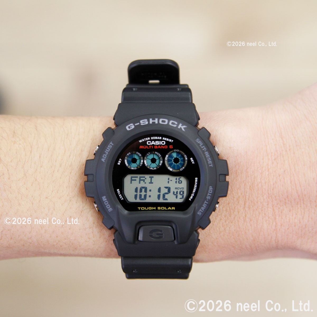 G-SHOCK 電波 ソーラー 電波時計 カシオ Gショック CASIO デジタル 腕時計 メンズ GW-6900U-1JF【2026 新作】