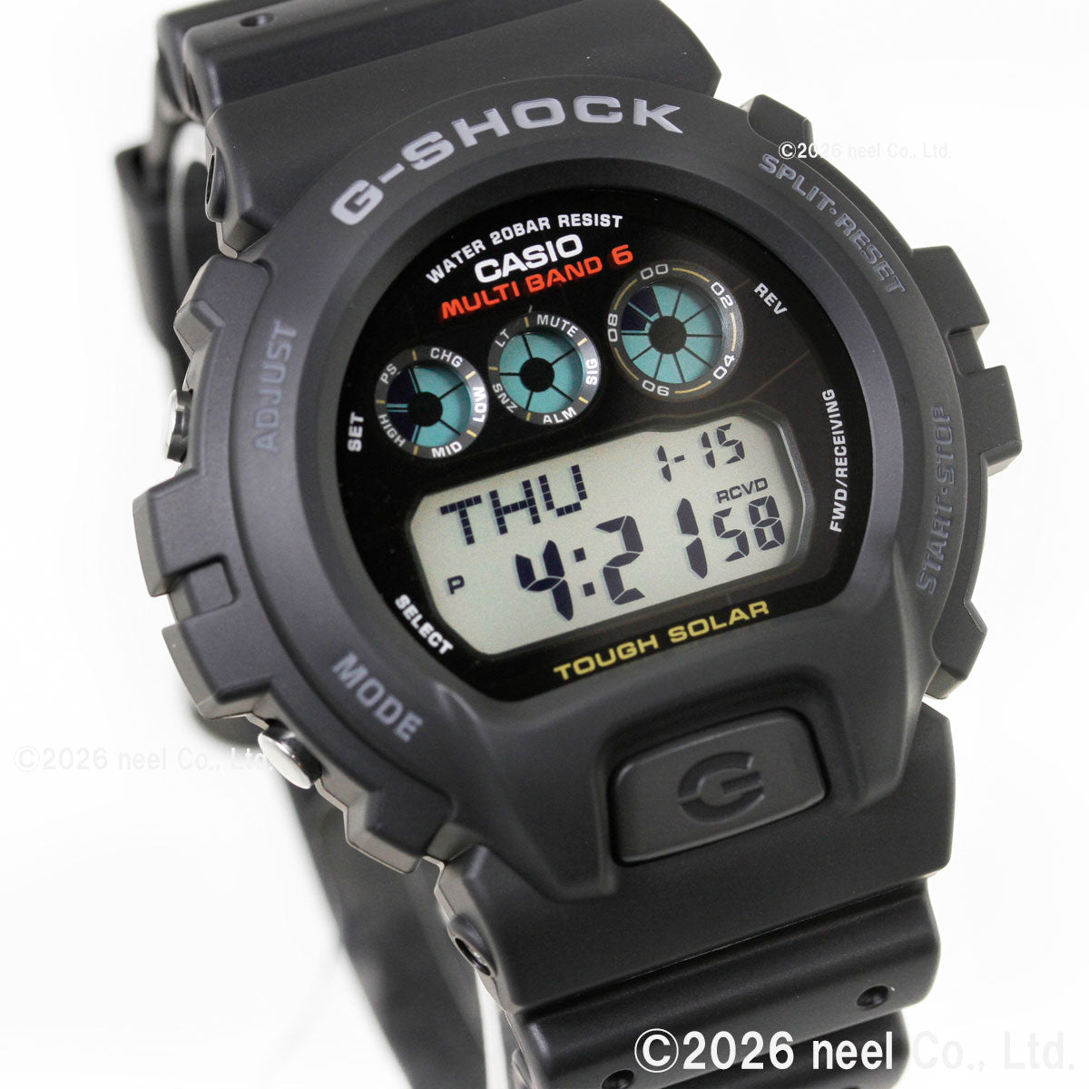 G-SHOCK 電波 ソーラー 電波時計 カシオ Gショック CASIO デジタル 腕時計 メンズ GW-6900U-1JF【2026 新作】
