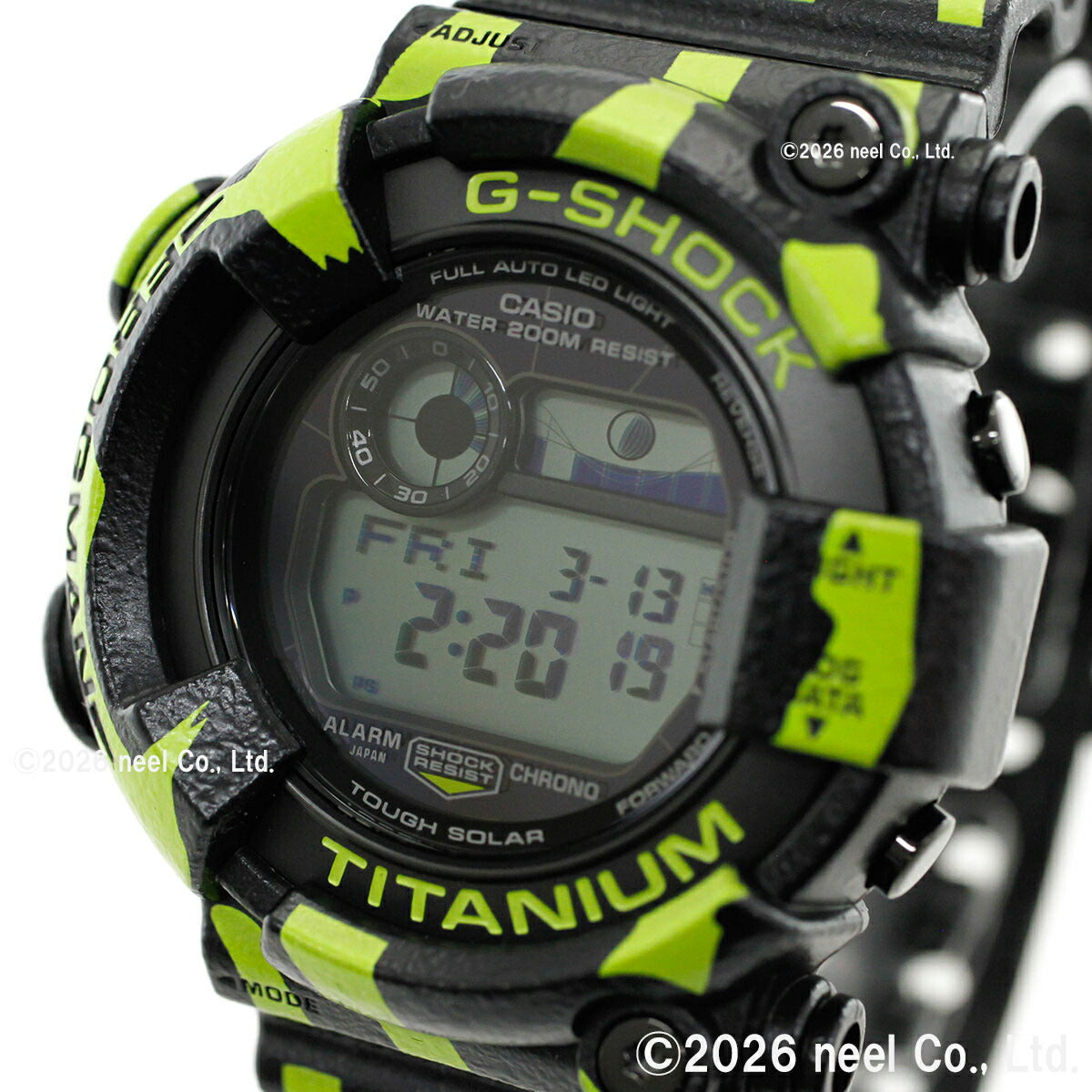 G-SHOCK カシオ Gショック フロッグマン CASIO FROGMAN GW-8200TPF-1JR ソーラー 腕時計 メンズ MASTER OF G ミスジヤドクガエル