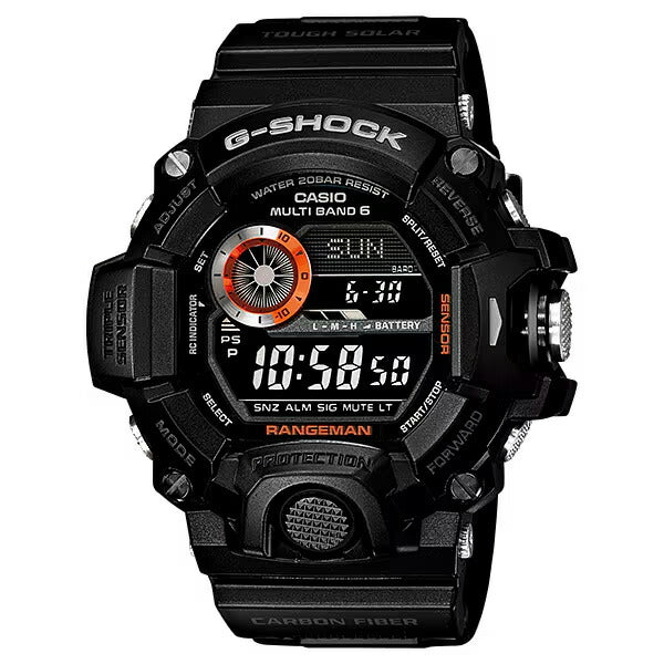 G-SHOCK Gショック RANGEMAN レンジマン GW-9400BJ-1JF メンズ 腕時計 電波ソーラー デジタル ブラック マスターオブG Gショック CASIO