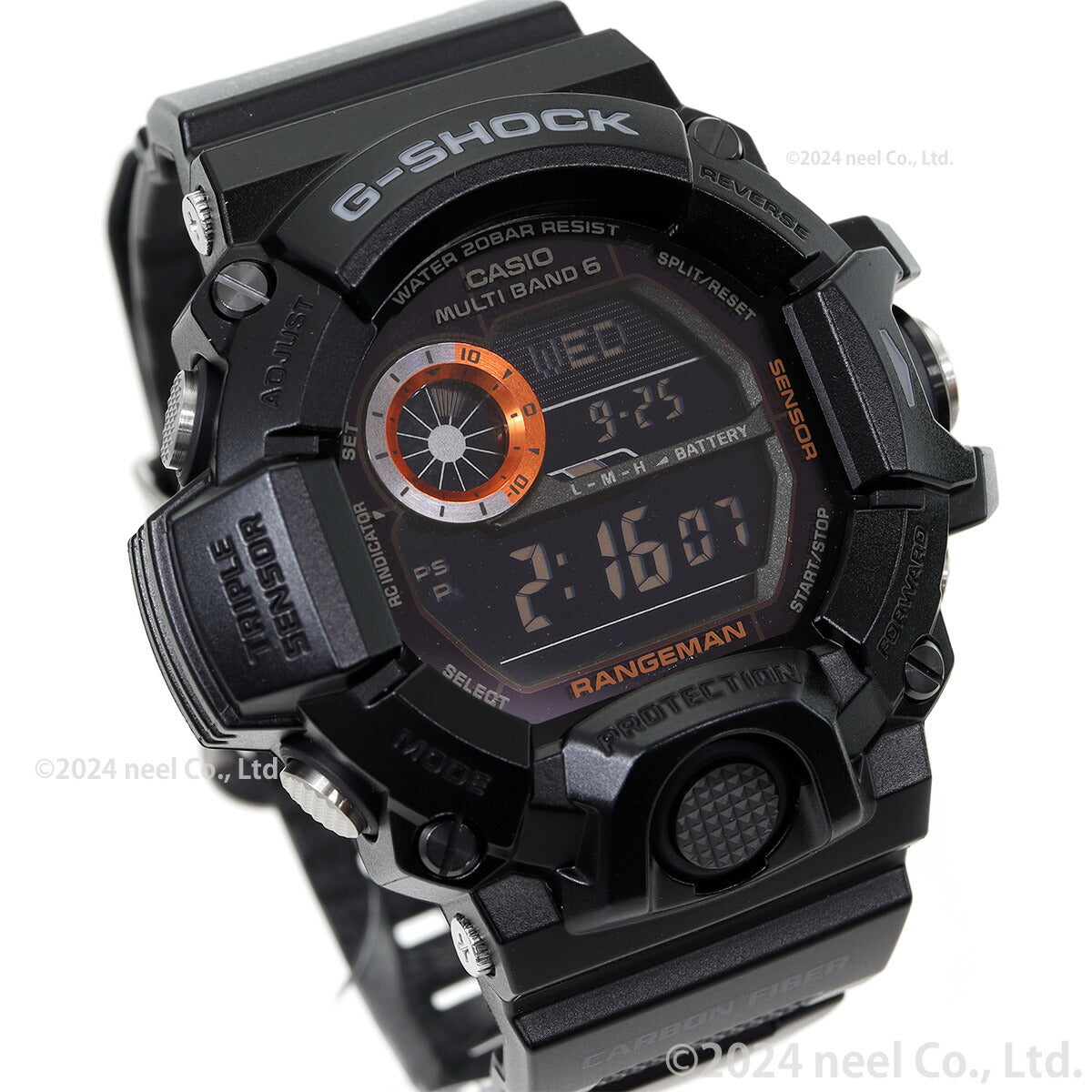 G-SHOCK Gショック RANGEMAN レンジマン GW-9400BJ-1JF メンズ 腕時計 電波ソーラー デジタル ブラック マスターオブG Gショック CASIO