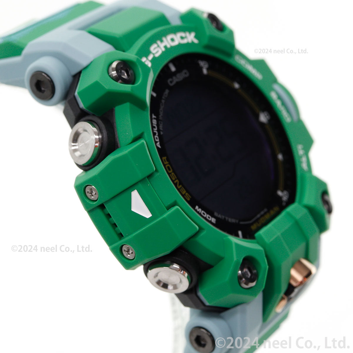 G-SHOCK 電波 ソーラー 電波時計 カシオ Gショック マッドマン MUDMAN 腕時計 メンズ MASTER OF G GW-9500KJ-3JR ヒロオビフィジーイグアナ Love The Sea And The Earth