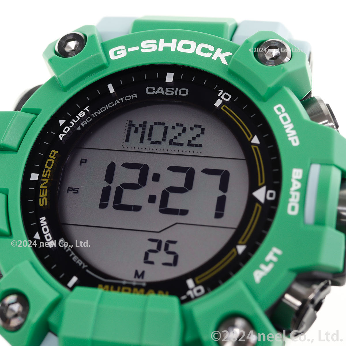 G-SHOCK 電波 ソーラー 電波時計 カシオ Gショック マッドマン MUDMAN 腕時計 メンズ MASTER OF G GW-9500KJ-3JR ヒロオビフィジーイグアナ Love The Sea And The Earth