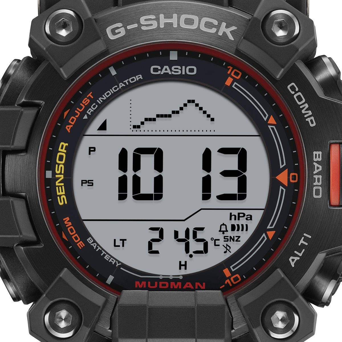 G-SHOCK 電波 ソーラー 電波時計 カシオ Gショック マッドマン MUDMAN CASIO 腕時計 メンズ MASTER OF G GW-9500MEC-1JF【2024 新作】