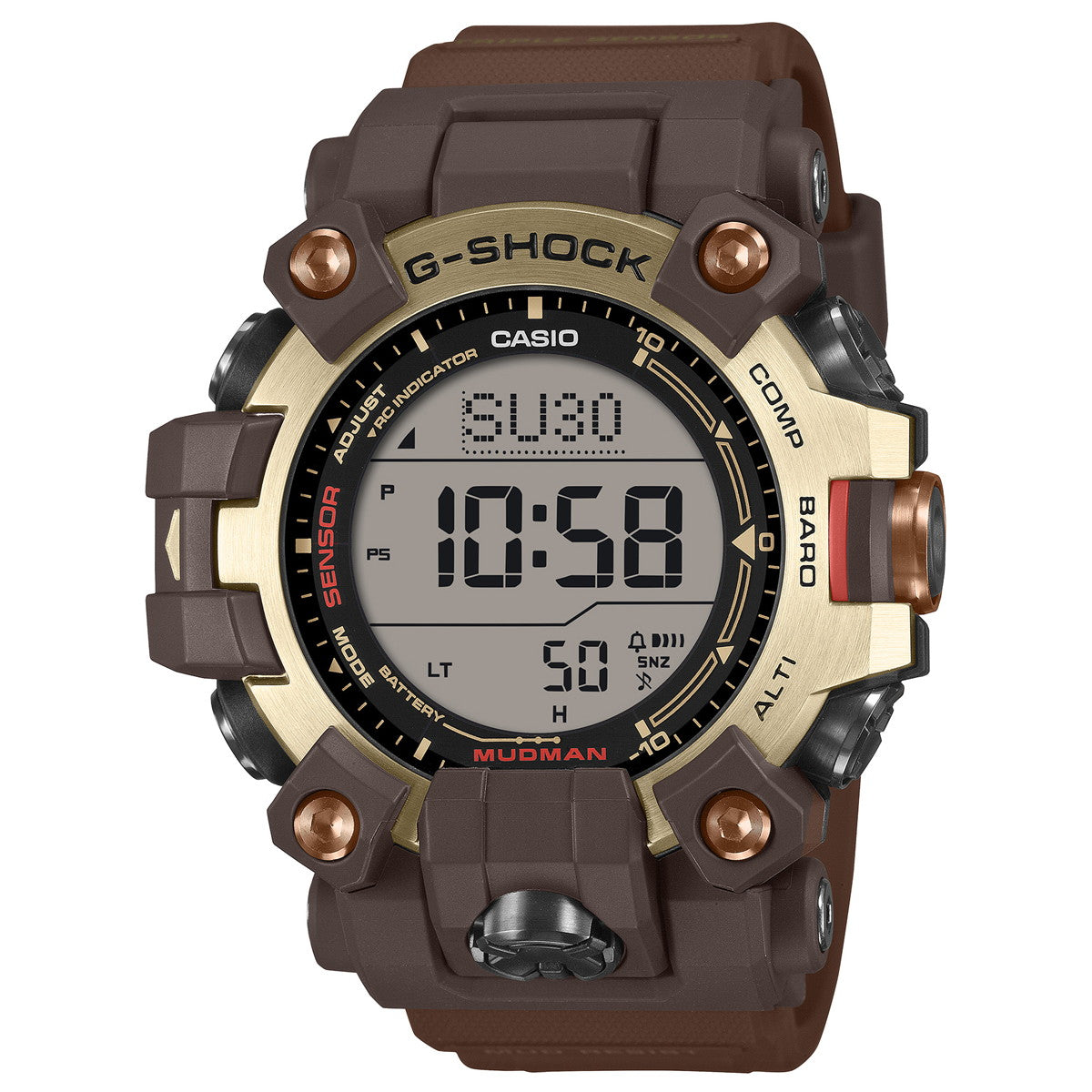 G-SHOCK ジーショック 電波 ソーラー カシオ Gショック マッドマン MUDMAN CASIO 限定 腕時計 MASTER OF G MASTER IN HORIZON GOLD GW-9500MH-5JF【2026 新作】