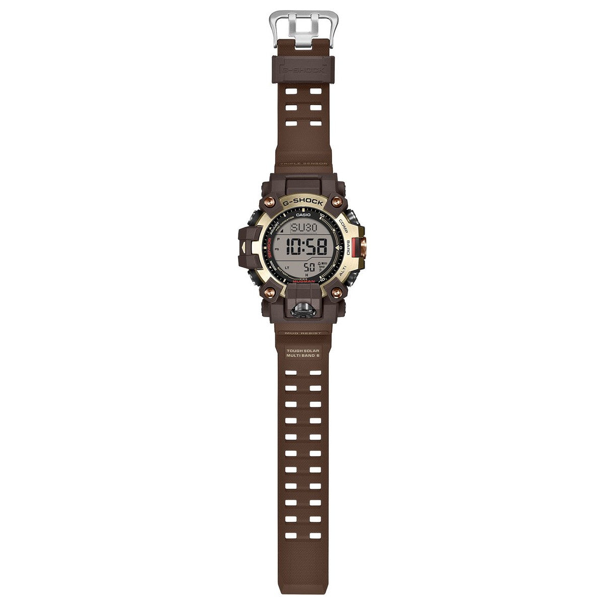 G-SHOCK ジーショック 電波 ソーラー カシオ Gショック マッドマン MUDMAN CASIO 限定 腕時計 MASTER OF G MASTER IN HORIZON GOLD GW-9500MH-5JF【2026 新作】