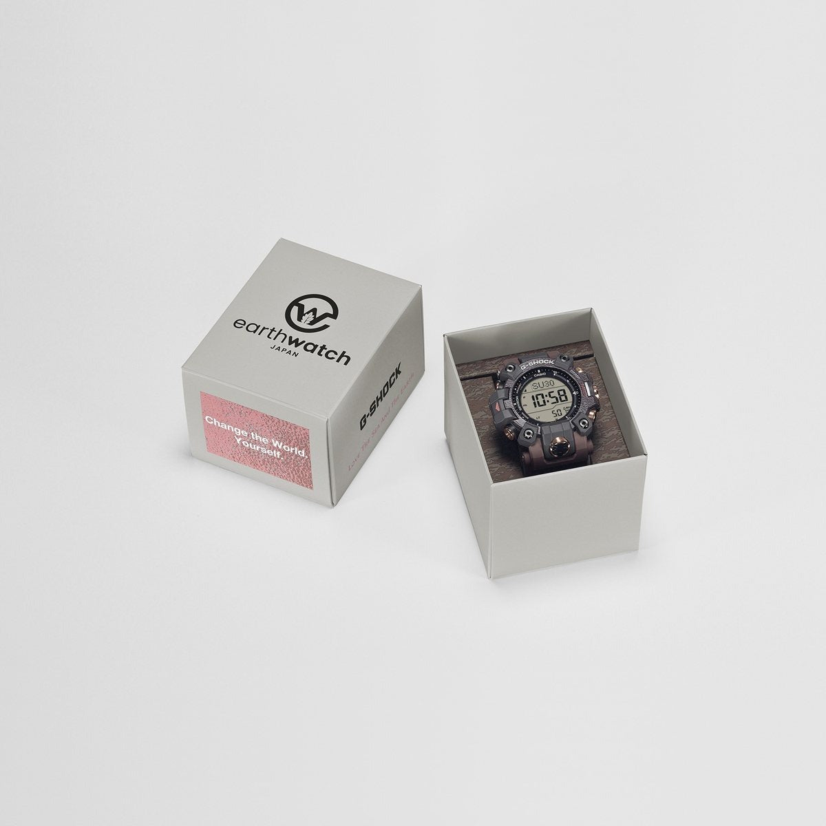 G-SHOCK 電波 ソーラー 電波時計 カシオ Gショック マッドマン MUDMAN CASIO 腕時計 MASTER OF G GW-9502KJ-8JR カバ Love The Sea And The Earth