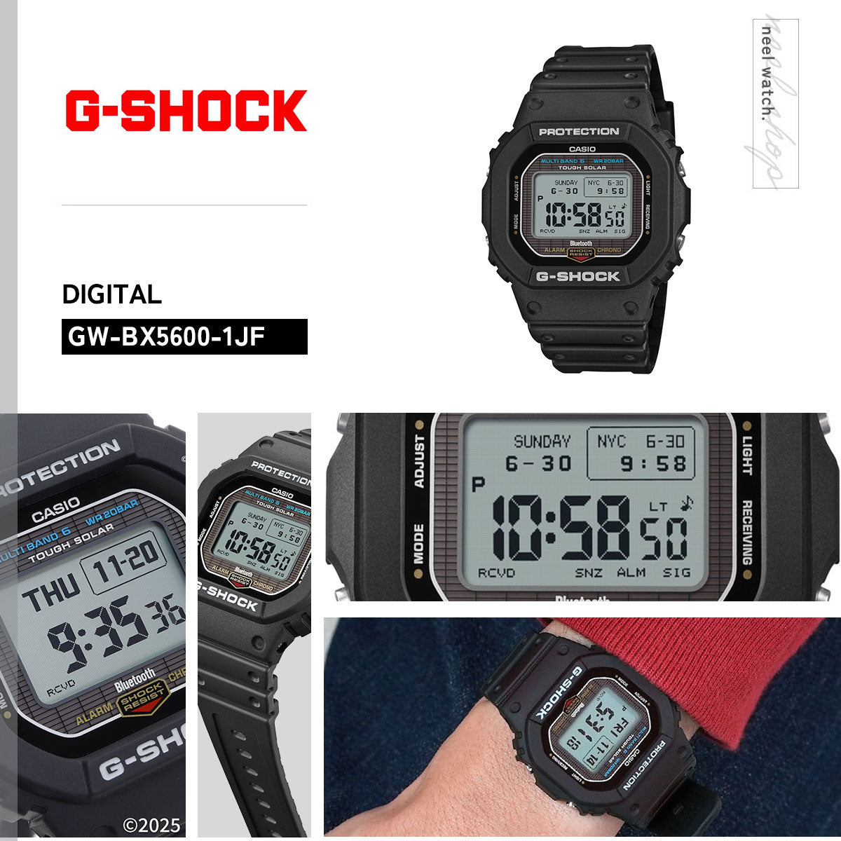 G-SHOCK カシオ Gショック CASIO GW-BX5600-1JF タフソーラー 電波時計 腕時計 メンズ MIP液晶 スマートフォンリンク