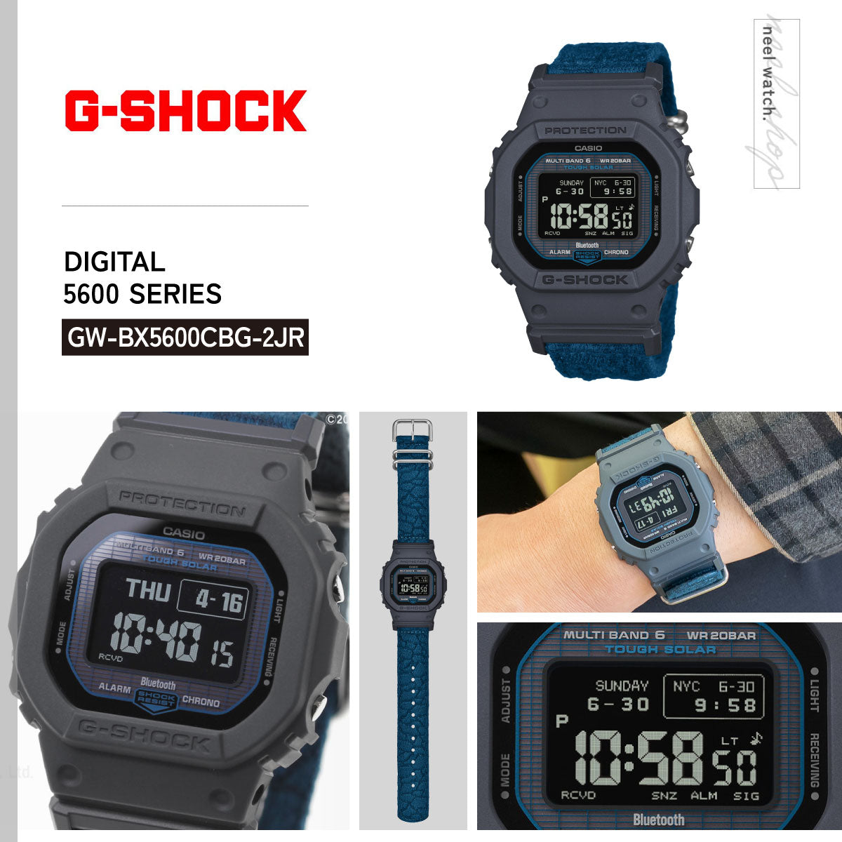 G-SHOCK カシオ Gショック CASIO GW-BX5600CBG-2JR タフソーラー 電波時計 腕時計 メンズ MIP液晶 スマートフォンリンク【2026 新作】