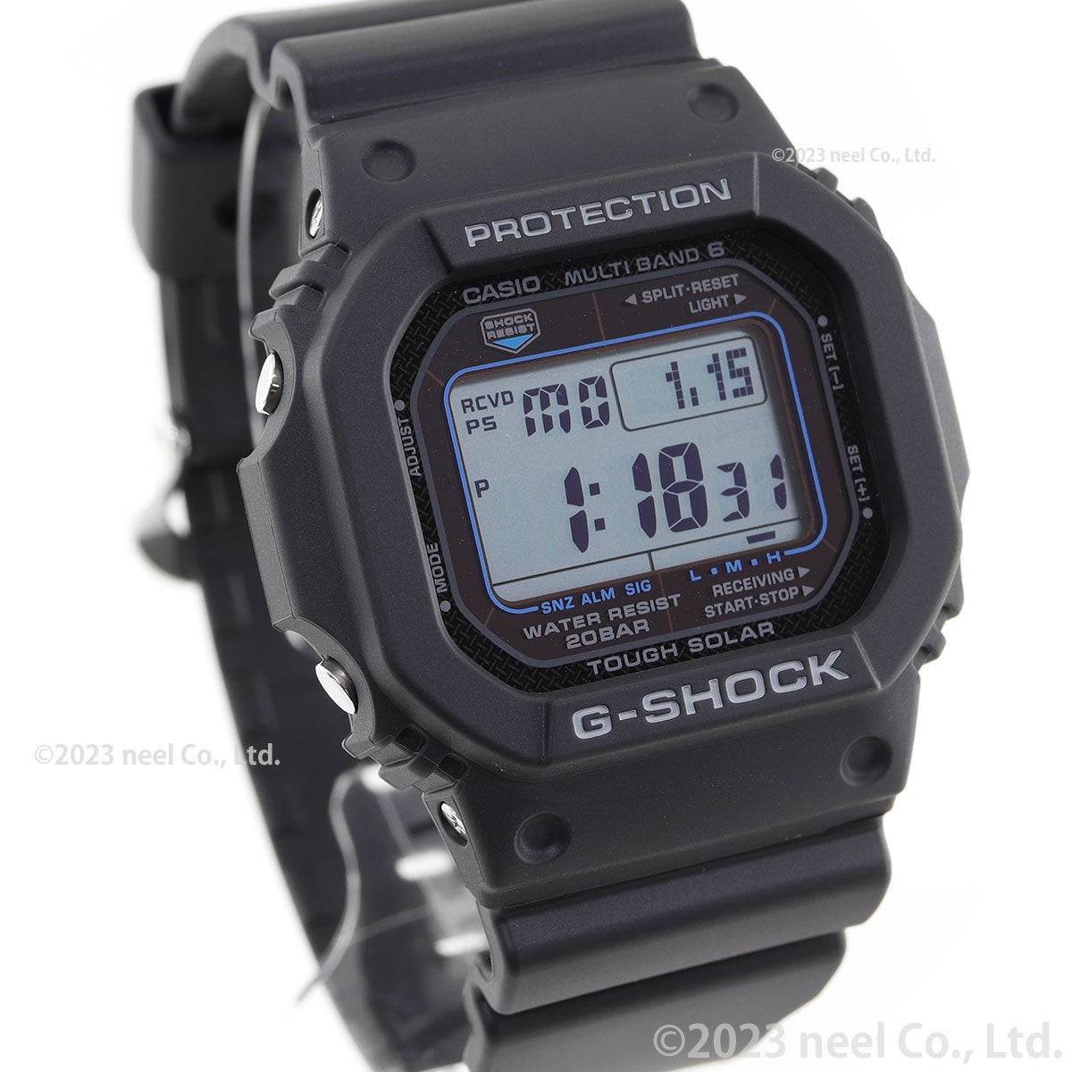 G-SHOCK Gショック GW-M5610U-1CJF 電波 ソーラー 電波時計 5600 ブラック デジタル メンズ 腕時計 カシオ CASIO タフソーラー