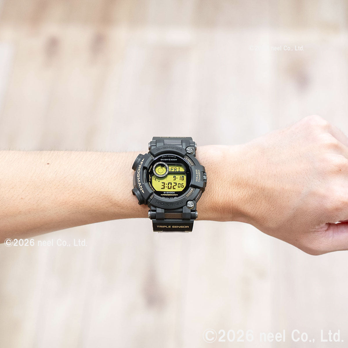 G-SHOCK ジーショック 電波 ソーラー 電波時計 カシオ Gショック CASIO フロッグマン FROGMAN デジタル 腕時計 MASTER OF G GWF-D1000BC-1JF【2026 新作】