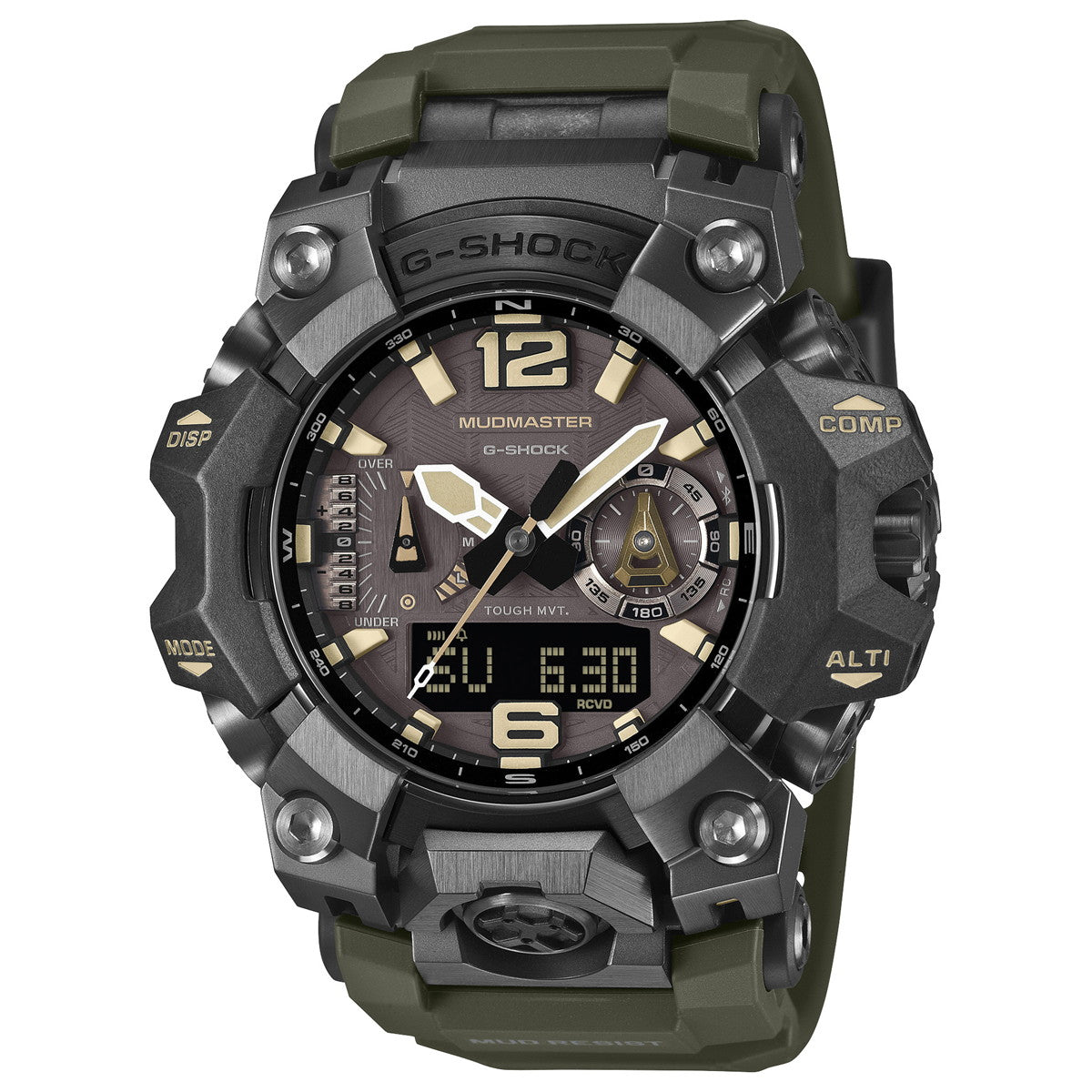 G-SHOCK ジーショック 電波 ソーラー 電波時計 カシオ Gショック CASIO マッドマスター MUDMASTER アナデジ 腕時計 MASTER OF G GWG-B1000-1A3JF【2026 新作】