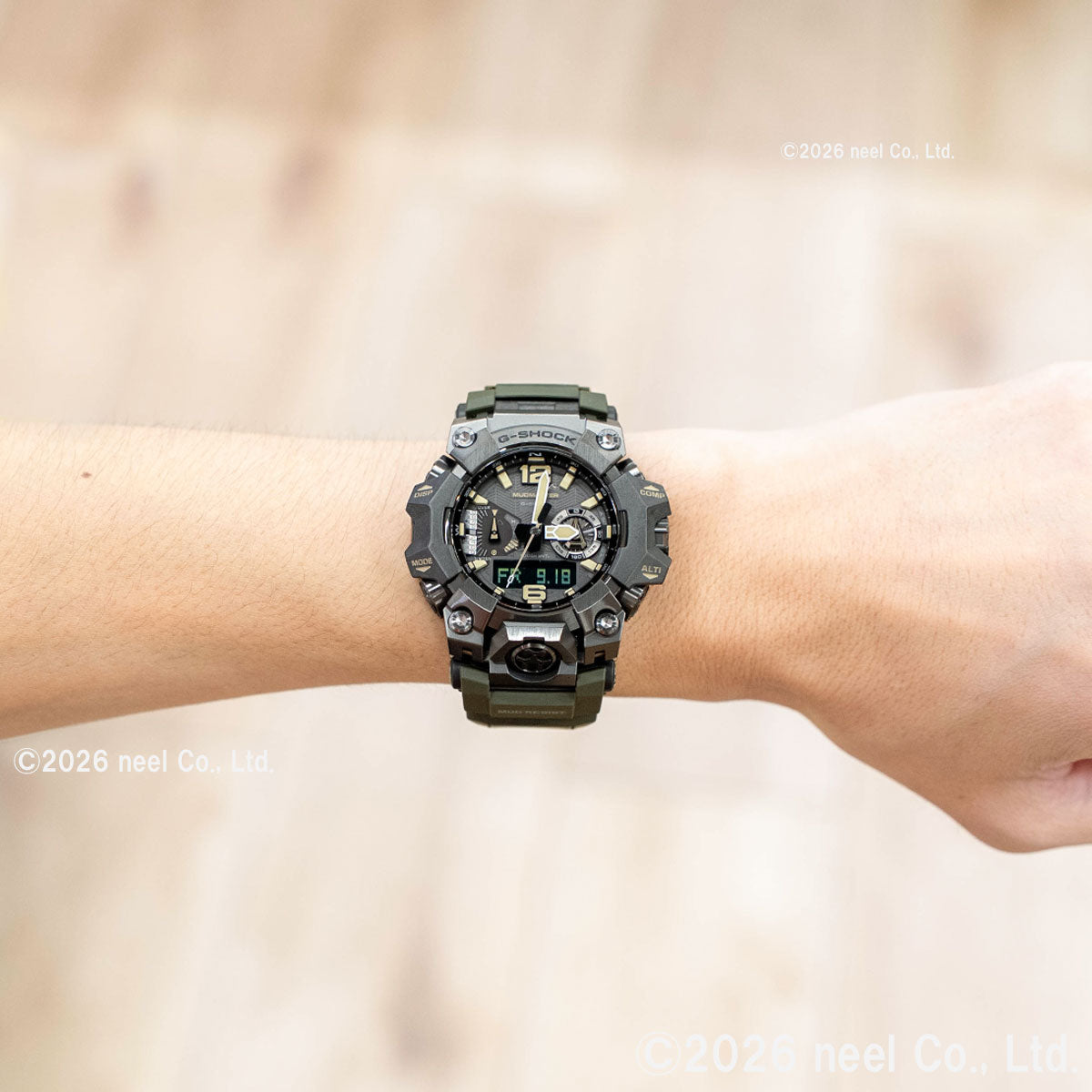 G-SHOCK ジーショック 電波 ソーラー 電波時計 カシオ Gショック CASIO マッドマスター MUDMASTER アナデジ 腕時計 MASTER OF G GWG-B1000-1A3JF【2026 新作】