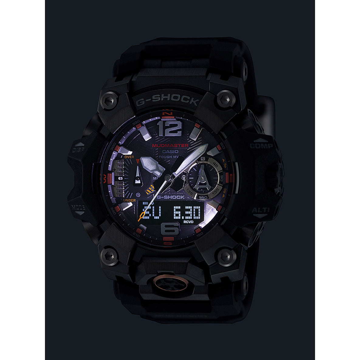 G-SHOCK 電波 ソーラー 電波時計 カシオ Gショック マッドマスター MUDMASTER CASIO 腕時計 メンズ MASTER OF G GWG-B1000EC-1AJF【2024 新作】