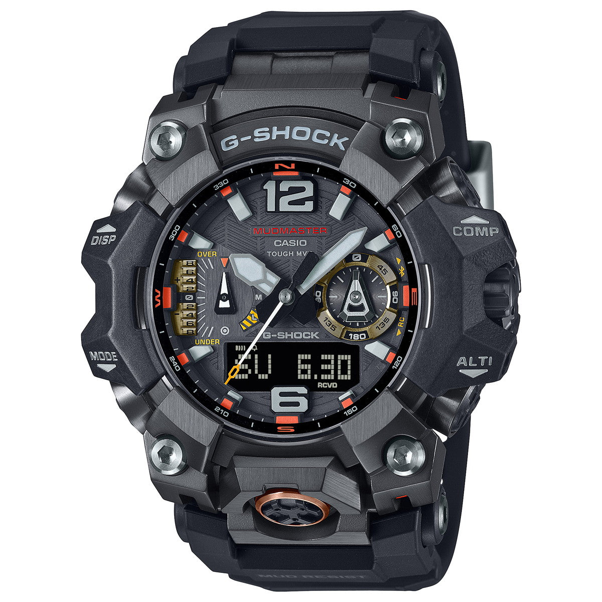 G-SHOCK 電波 ソーラー 電波時計 カシオ Gショック マッドマスター MUDMASTER CASIO 腕時計 メンズ MASTER OF G GWG-B1000EC-1AJF【2024 新作】