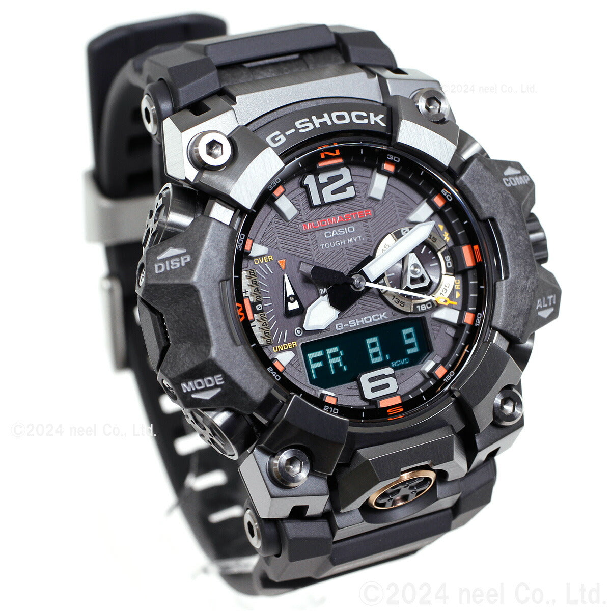 G-SHOCK 電波 ソーラー 電波時計 カシオ Gショック マッドマスター MUDMASTER CASIO 腕時計 メンズ MASTER OF G GWG-B1000EC-1AJF【2024 新作】