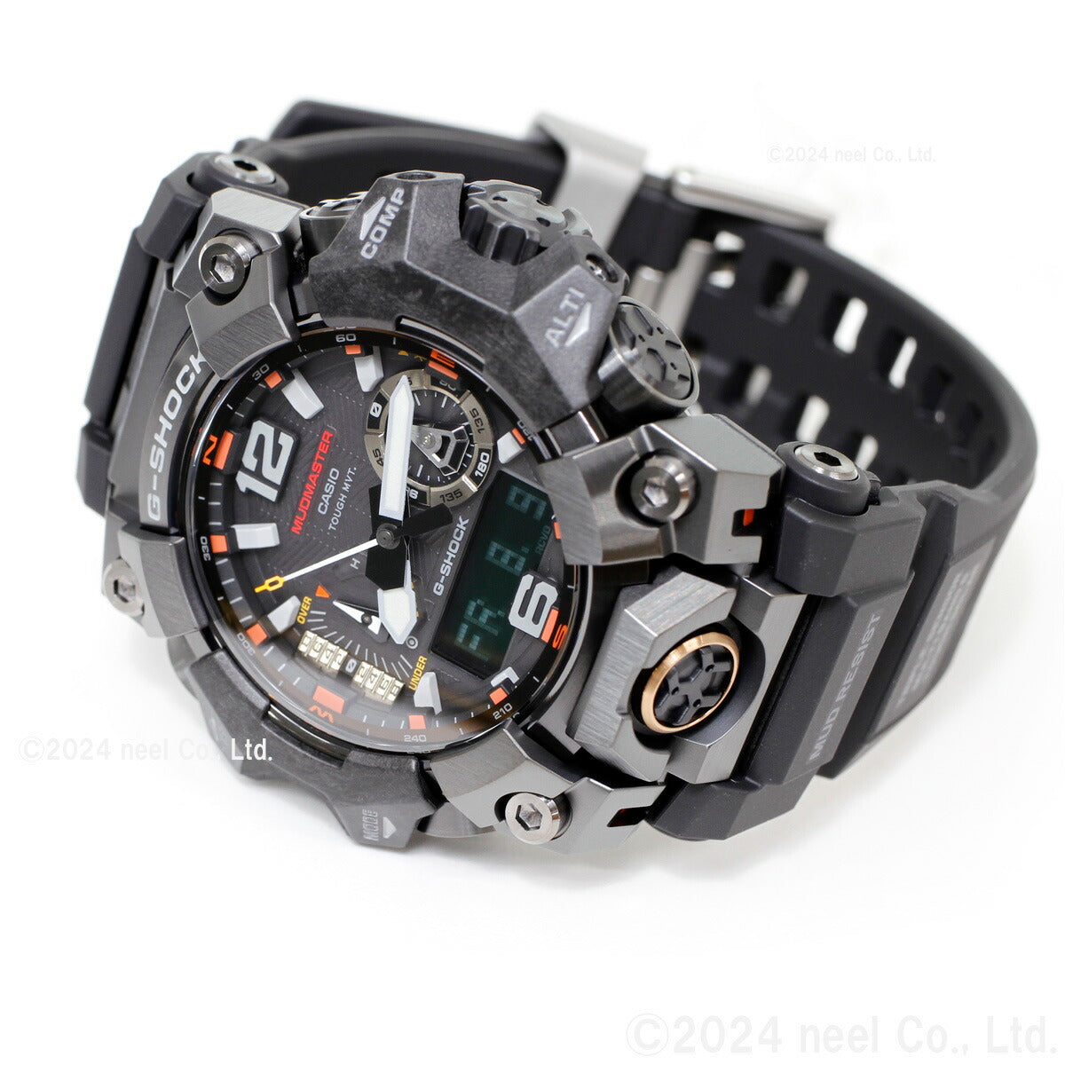 G-SHOCK 電波 ソーラー 電波時計 カシオ Gショック マッドマスター MUDMASTER CASIO 腕時計 メンズ MASTER OF G GWG-B1000EC-1AJF【2024 新作】