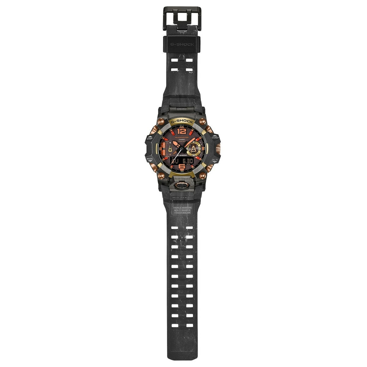 G-SHOCK 電波 ソーラー 電波時計 カシオ Gショック マッドマスター MUDMASTER CASIO 限定 腕時計 MASTER OF G GWG-B1000MG-1A9JR マグマ Magma Gold【2026 新作】