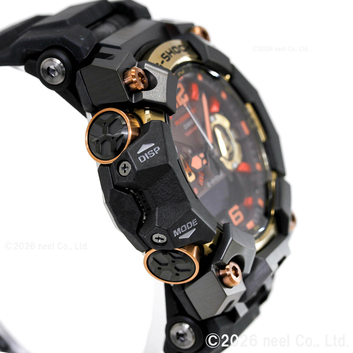 G-SHOCK 電波 ソーラー 電波時計 カシオ Gショック マッドマスター MUDMASTER CASIO 限定 腕時計 MASTER OF G GWG-B1000MG-1A9JR マグマ Magma Gold【2026 新作】