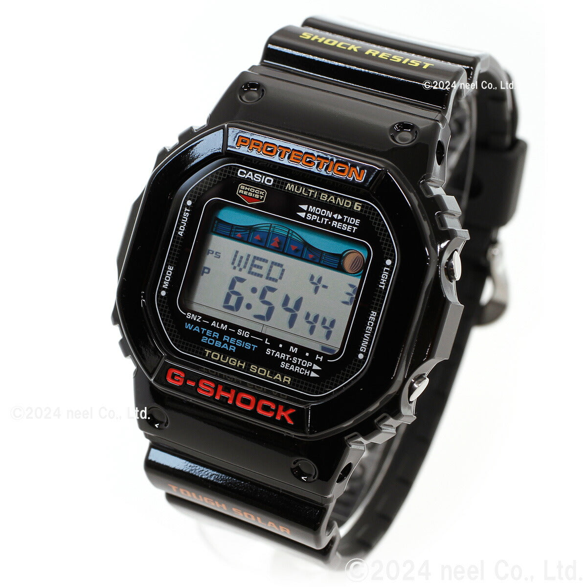 G-SHOCK 電波 ソーラー 電波時計 ブラック カシオ Gショック G-LIDE 腕時計 メンズ GWX-5600-1JF