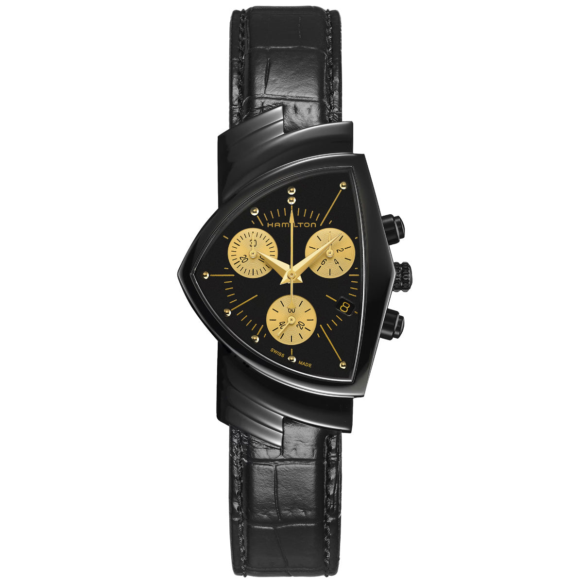 ハミルトン HAMILTON ベンチュラ L クロノグラフ クォーツ H24402730 腕時計 メンズ VENTURA L CHRONO QUARTZ【正規品】【60回分割手数料無料！】