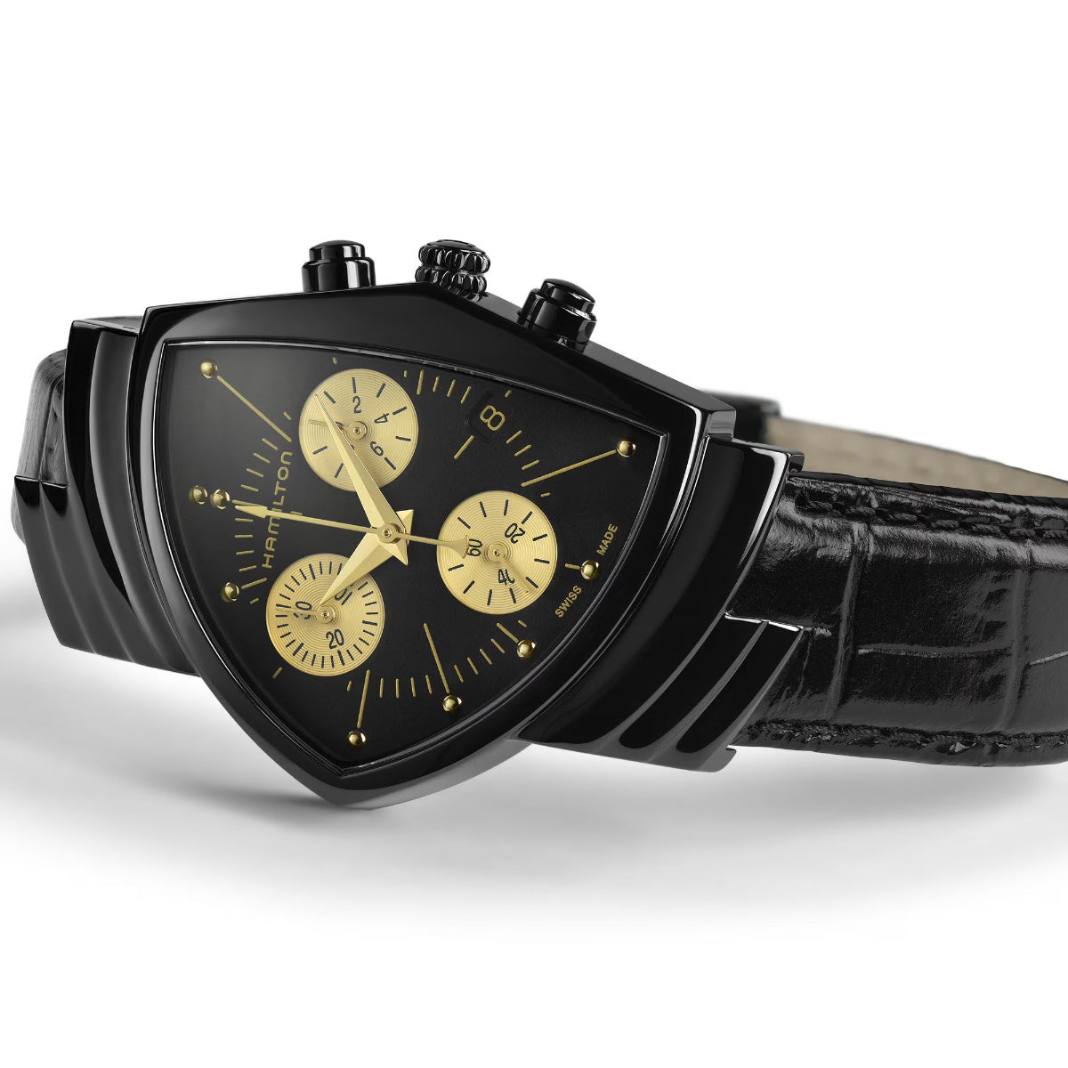 ハミルトン HAMILTON ベンチュラ L クロノグラフ クォーツ H24402730 腕時計 メンズ VENTURA L CHRONO QUARTZ【正規品】【60回分割手数料無料！】