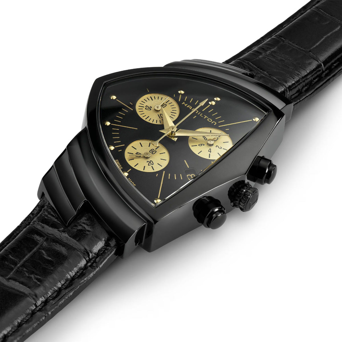 ハミルトン HAMILTON ベンチュラ L クロノグラフ クォーツ H24402730 腕時計 メンズ VENTURA L CHRONO QUARTZ【正規品】【60回分割手数料無料！】