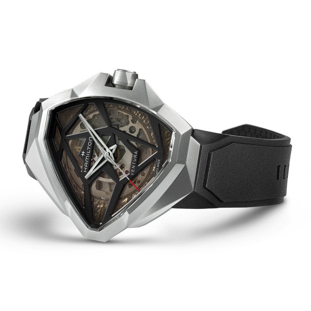 ハミルトン HAMILTON ベンチュラ エッジ スケルトン H24635330 腕時計 メンズ 自動巻き VENTURA EDGE SKELETON【2025 新作】【正規品】【60回分割手数料無料！】