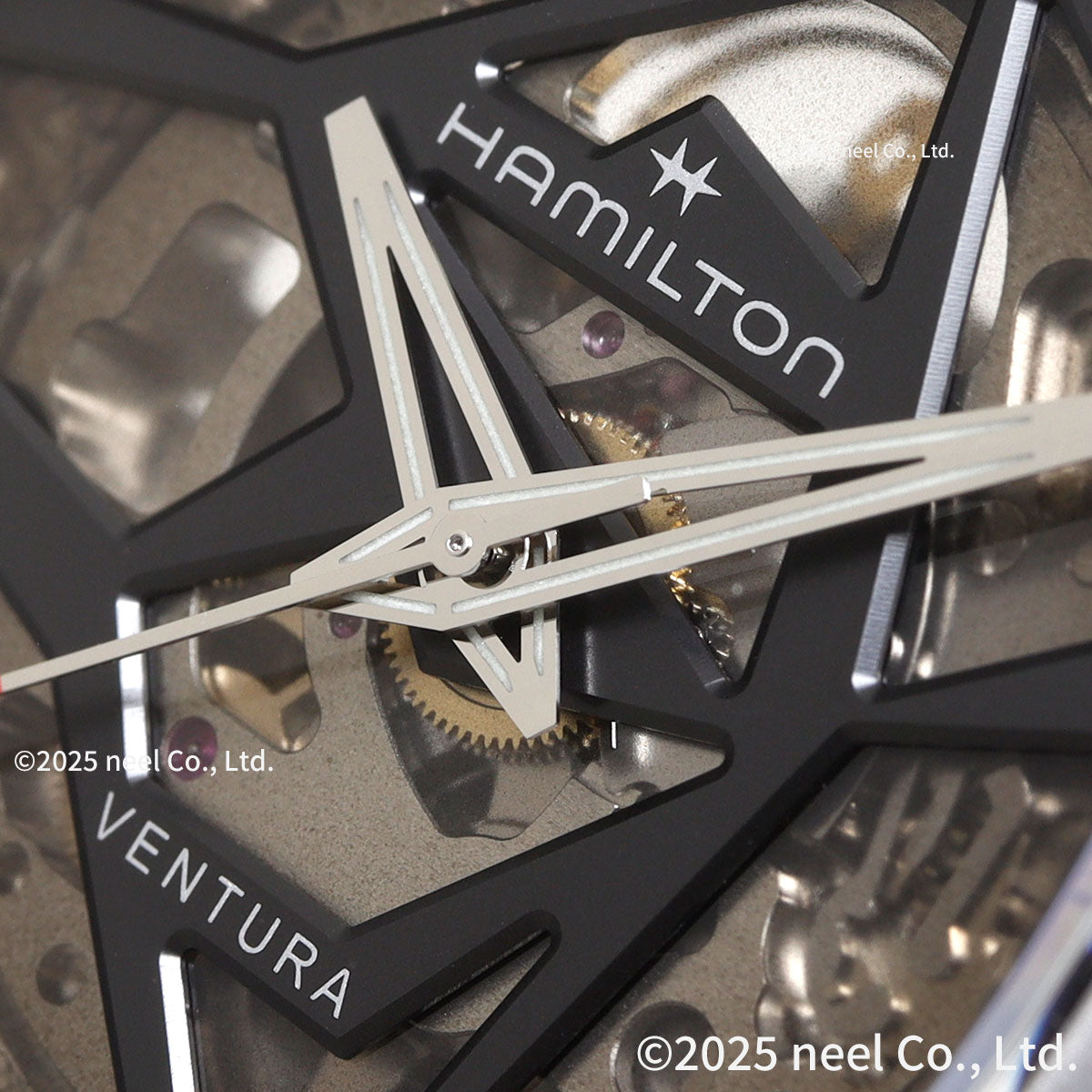 ハミルトン HAMILTON ベンチュラ エッジ スケルトン H24635330 腕時計 メンズ 自動巻き VENTURA EDGE SKELETON【2025 新作】【正規品】【60回分割手数料無料！】