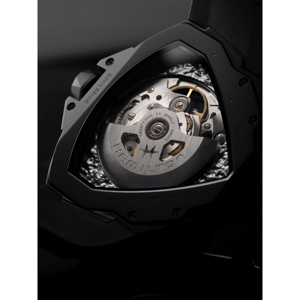 ハミルトン HAMILTON ベンチュラ エッジ スケルトン H24645330 腕時計 メンズ 自動巻き VENTURA EDGE SKELETON【2025 新作】【正規品】【60回分割手数料無料！】