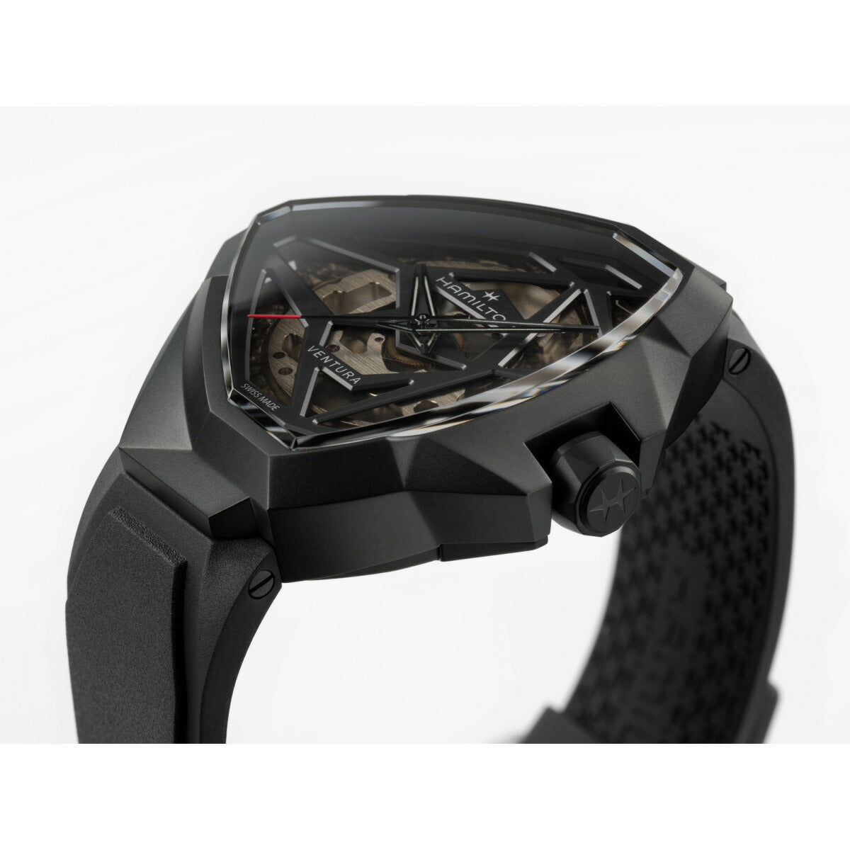 ハミルトン HAMILTON ベンチュラ エッジ スケルトン H24645330 腕時計 メンズ 自動巻き VENTURA EDGE SKELETON【2025 新作】【正規品】【60回分割手数料無料！】