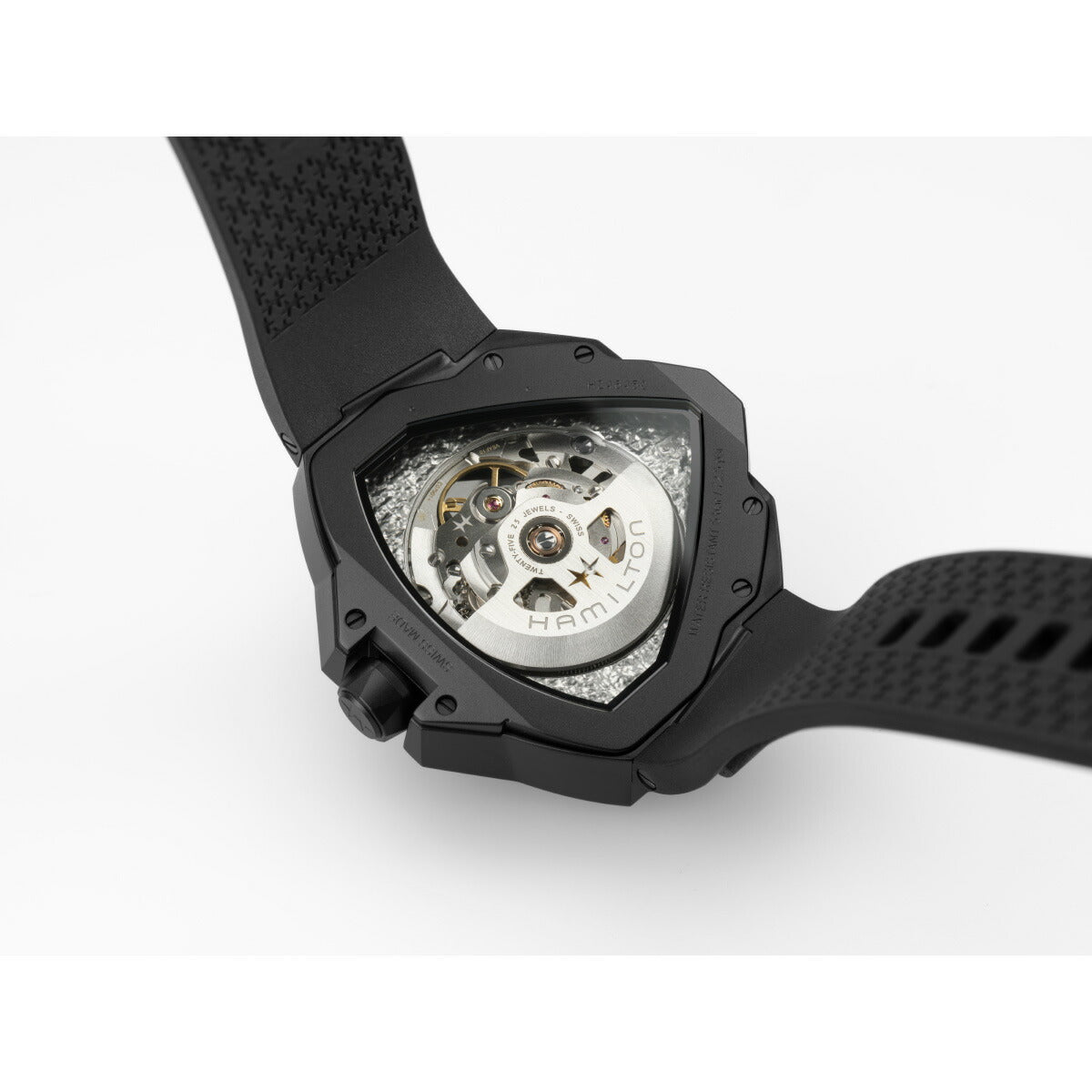 ハミルトン HAMILTON ベンチュラ エッジ スケルトン H24645330 腕時計 メンズ 自動巻き VENTURA EDGE SKELETON【2025 新作】【正規品】【60回分割手数料無料！】