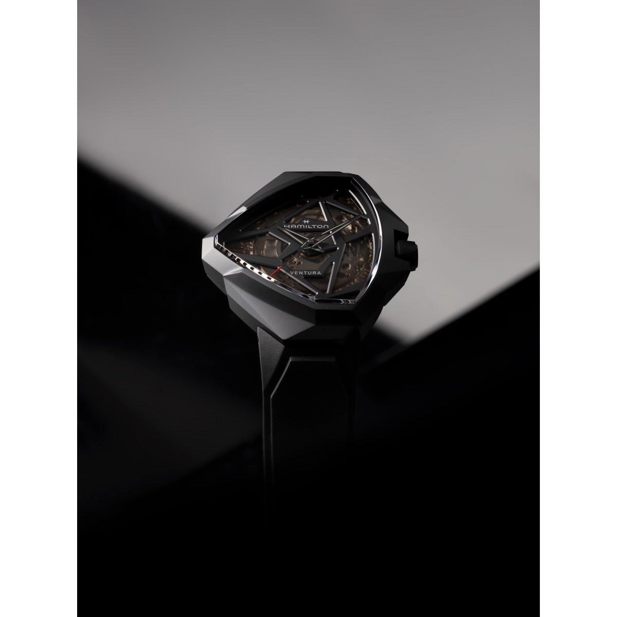 ハミルトン HAMILTON ベンチュラ エッジ スケルトン H24645330 腕時計 メンズ 自動巻き VENTURA EDGE SKELETON【2025 新作】【正規品】【60回分割手数料無料！】