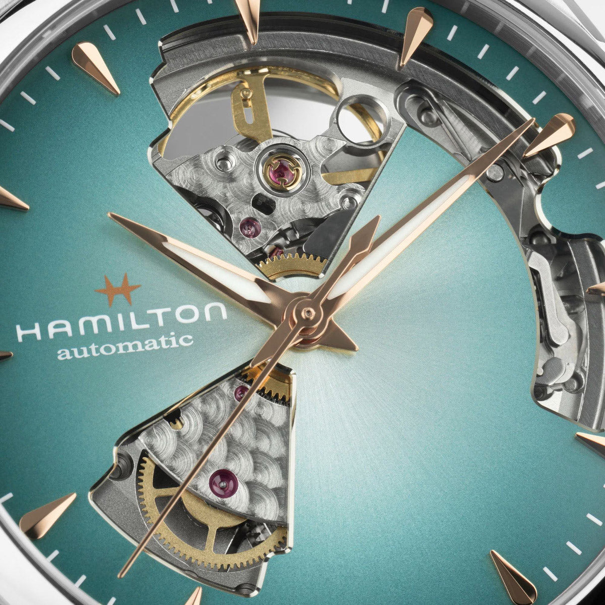 ハミルトン HAMILTON ジャズマスター オープン ハート H32215143 腕時計 レディース 自動巻き JAZZMASTER【2026 新作】【正規品】【60回分割手数料無料！】