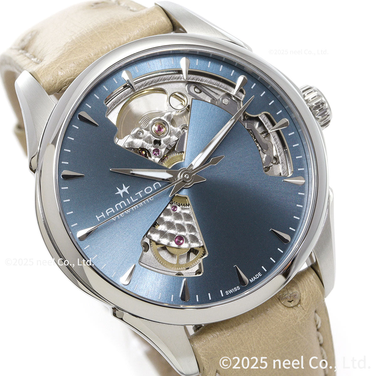 ハミルトン HAMILTON ジャズマスター オープンハート レディ オート H32215840 腕時計 レディース 自動巻き JAZZMASTER【正規品】【60回分割手数料無料！】