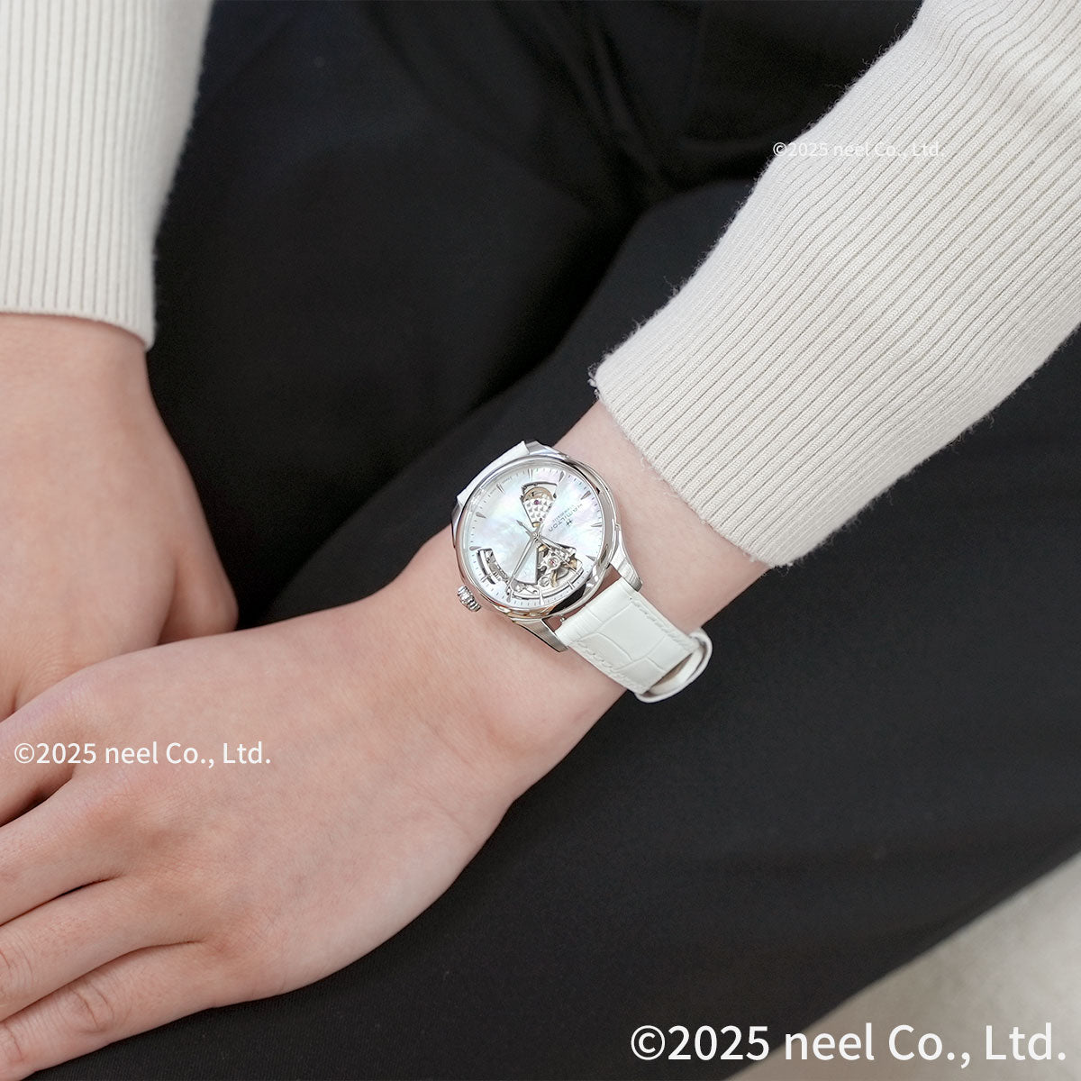 ハミルトン HAMILTON ジャズマスター オープンハート レディ オート H32215890 腕時計 レディース 自動巻き JAZZMASTER【正規品】【60回分割手数料無料！】