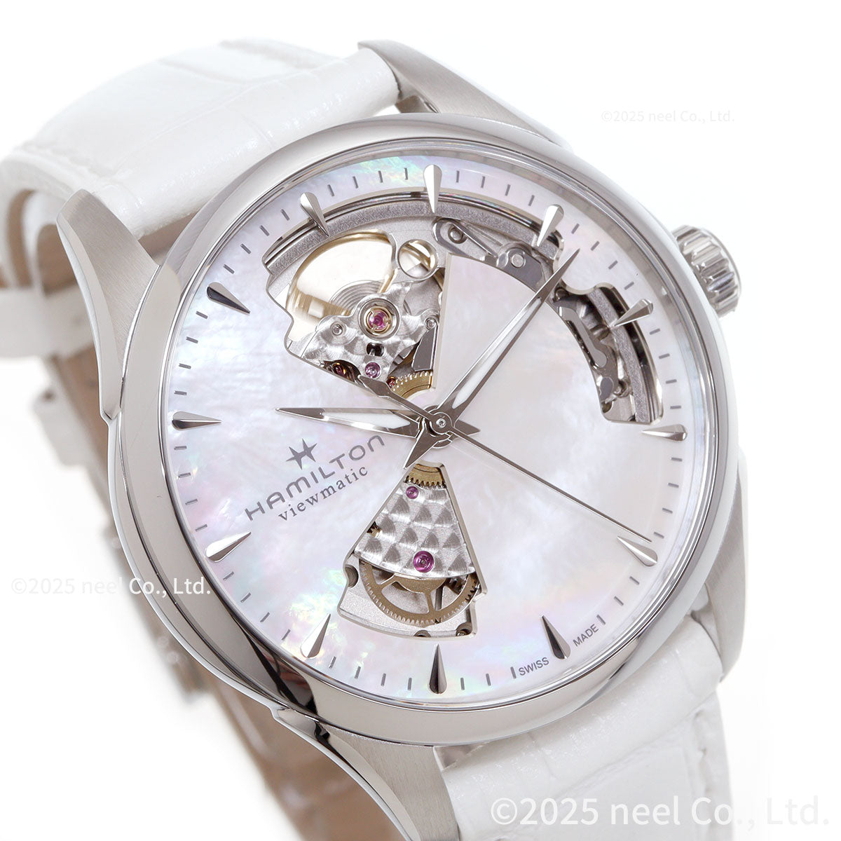 ハミルトン HAMILTON ジャズマスター オープンハート レディ オート H32215890 腕時計 レディース 自動巻き JAZZMASTER【正規品】【60回分割手数料無料！】