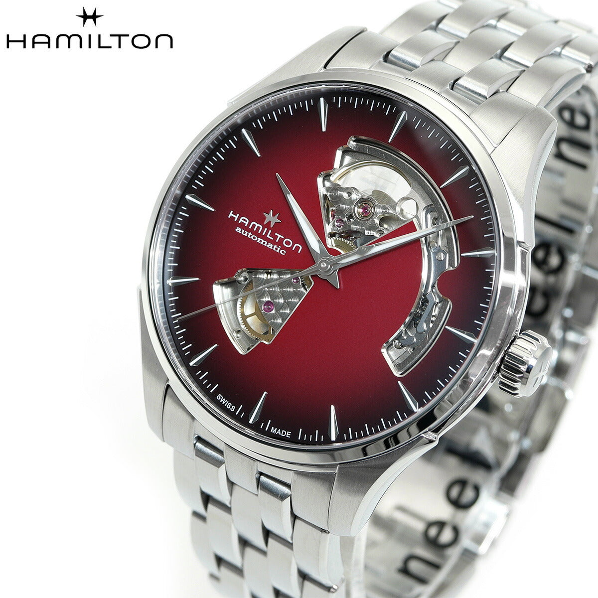 【正規品】ハミルトン HAMILTON ジャズマスター オープン ハート オート 40mm H32675170 腕時計 メンズ 自動巻き JAZZMASTER OPEN HEART AUTO【2024 新作】【36回無金利ローン】