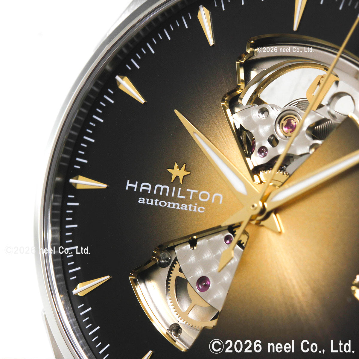 ハミルトン HAMILTON ジャズマスター オープン ハート オート 40mm H32675501 腕時計 メンズ 自動巻き JAZZMASTER【2026 新作】【正規品】【60回分割手数料無料！】