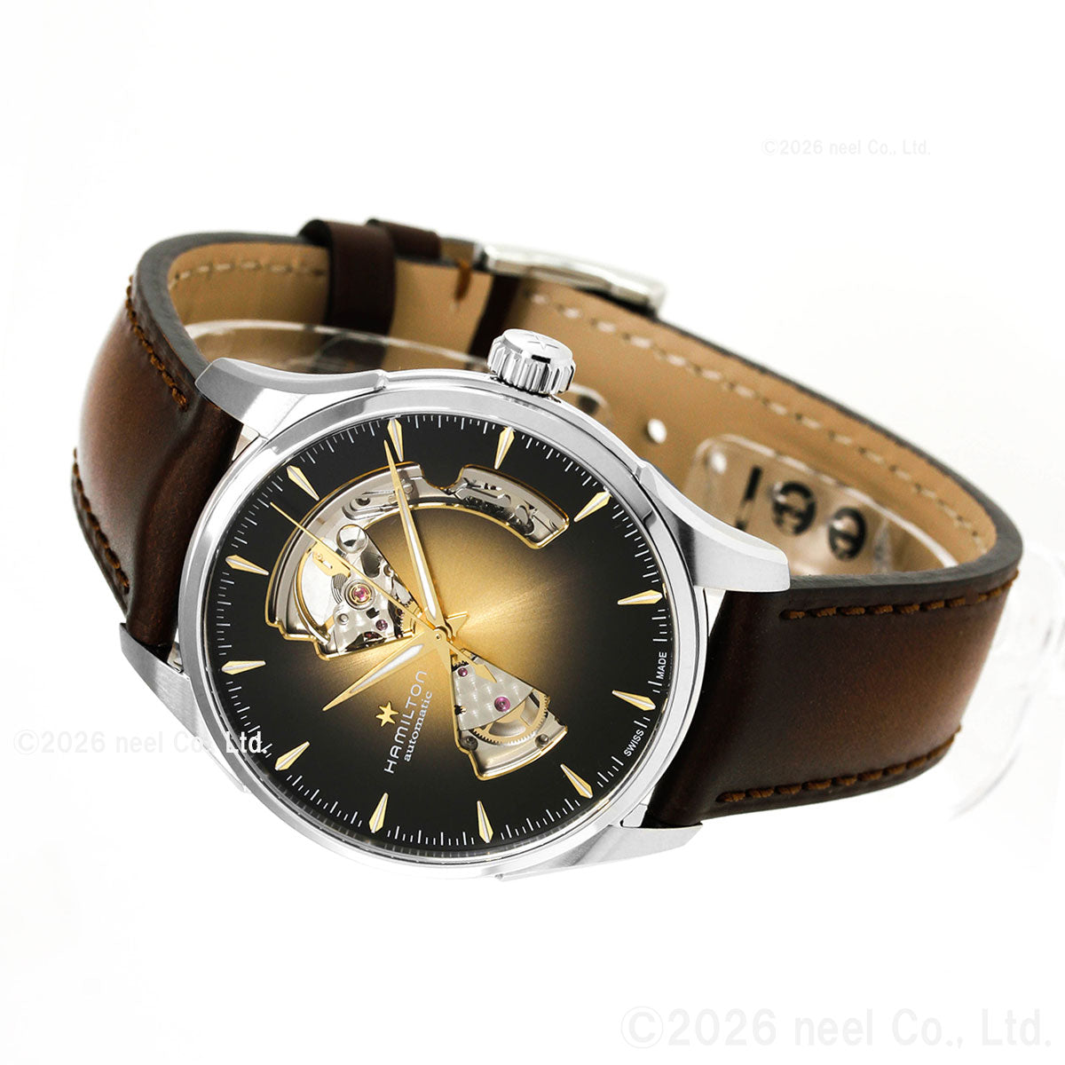 ハミルトン HAMILTON ジャズマスター オープン ハート オート 40mm H32675501 腕時計 メンズ 自動巻き JAZZMASTER【2026 新作】【正規品】【60回分割手数料無料！】